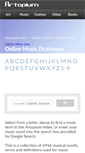 Mobile Screenshot of musicterms.artopium.com
